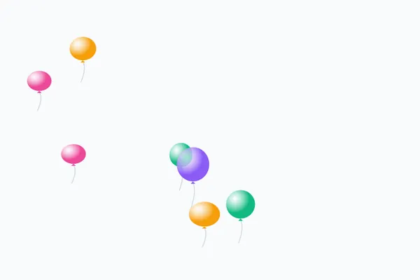 Bouncing SVG Balloons preview