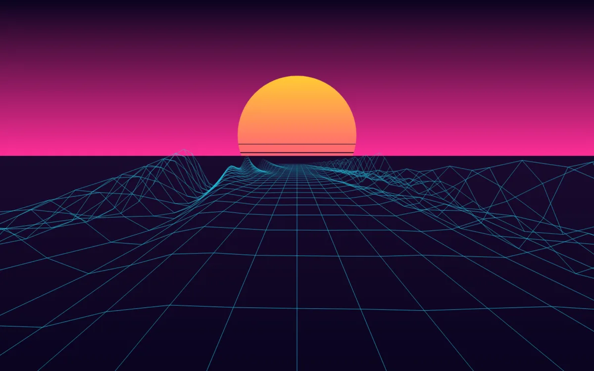 Synthwave Grid preview